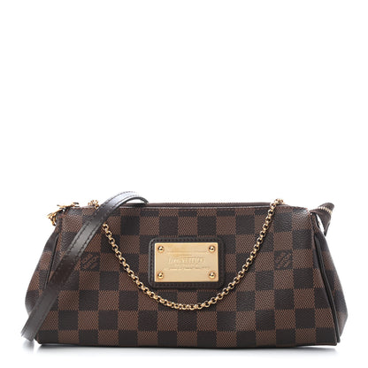 Louis Vuitton Damier Ebene Eva Clutch 2 of 17