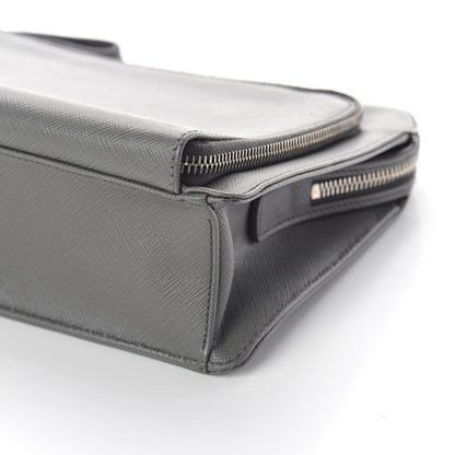 Prada Saffiano Travel Wristlet Bag Marmo 7 of 7