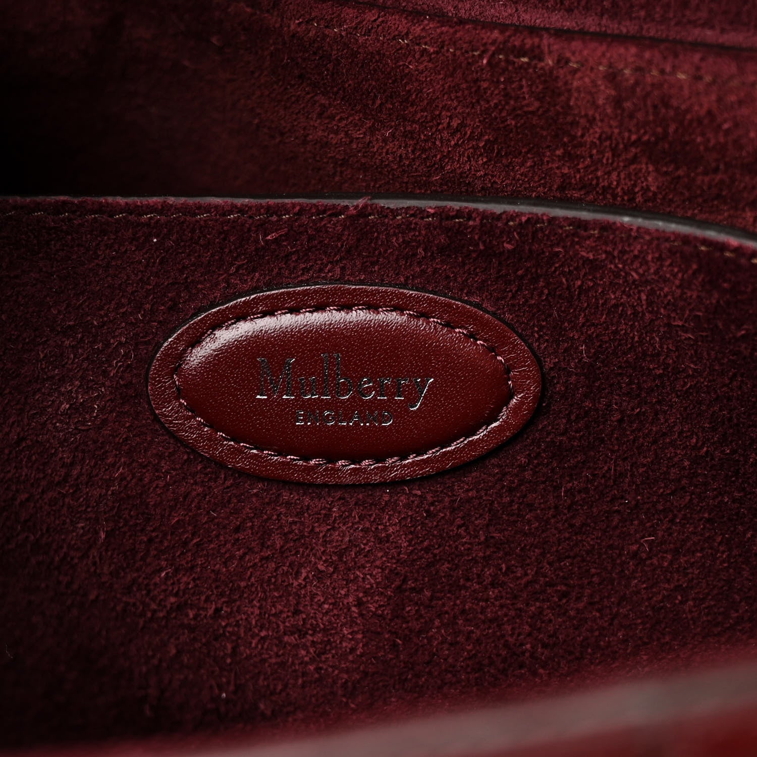 Mulberry Shiny Smooth Calfskin East West Bayswater Black Cherry 13 of 18
