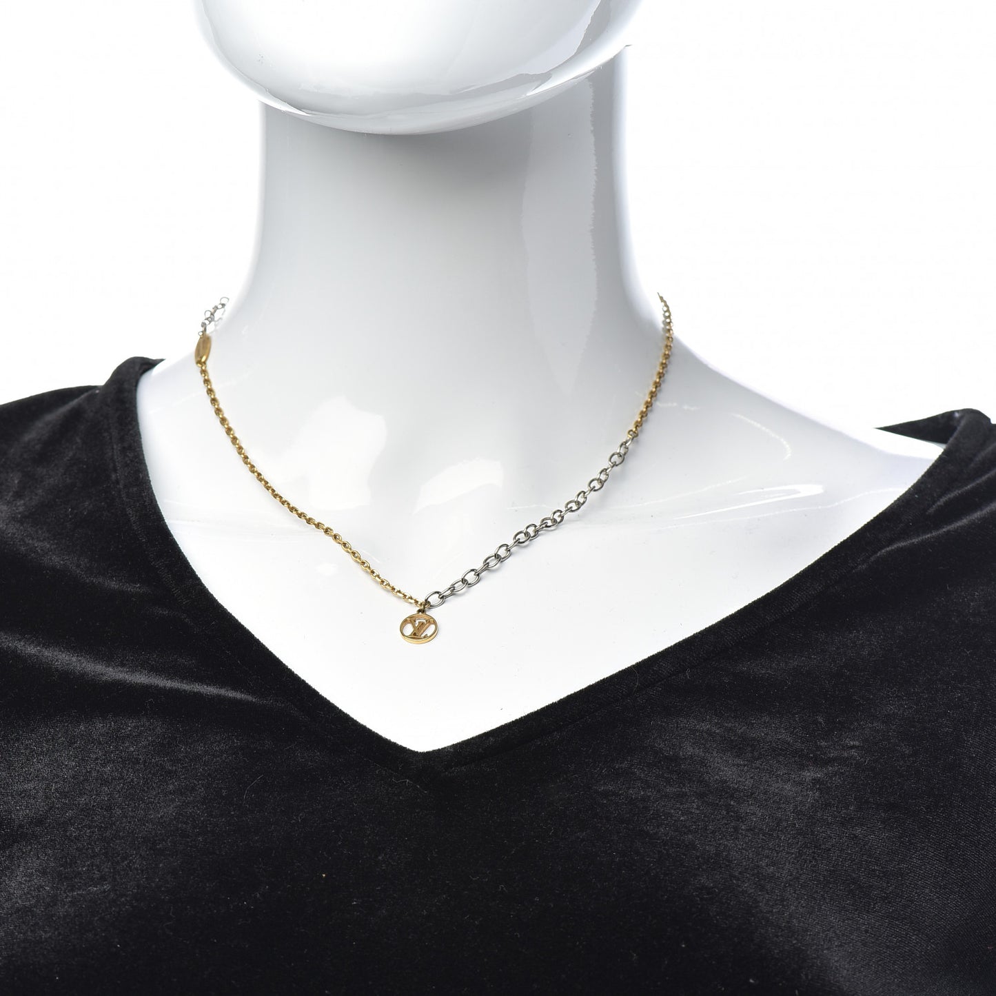 Logomania Necklace Silver Gold