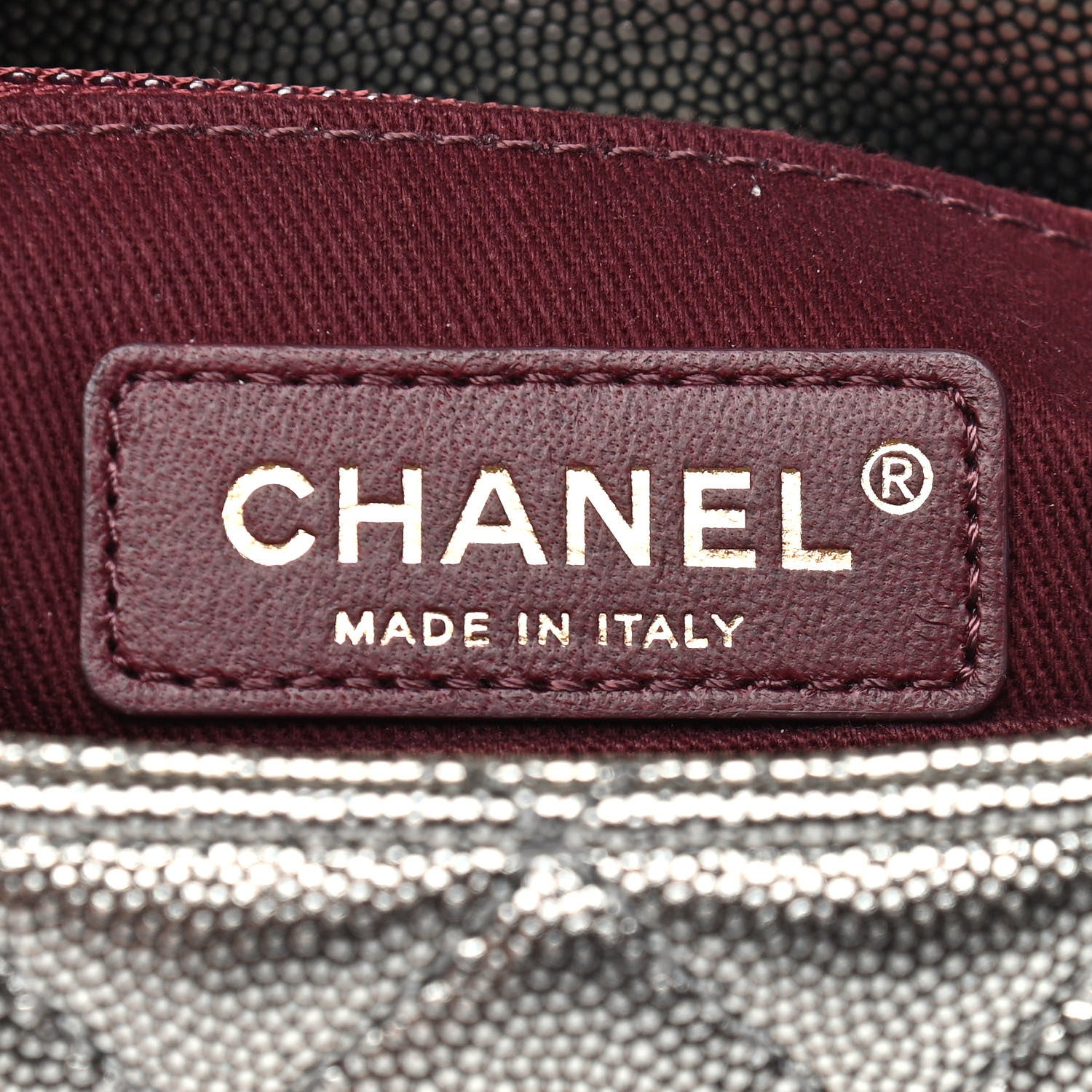 Chanel Metallic Caviar Quilted Mini Coco Handle Flap Silver 6 of 9