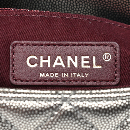 Chanel Metallic Caviar Quilted Mini Coco Handle Flap Silver 6 of 9