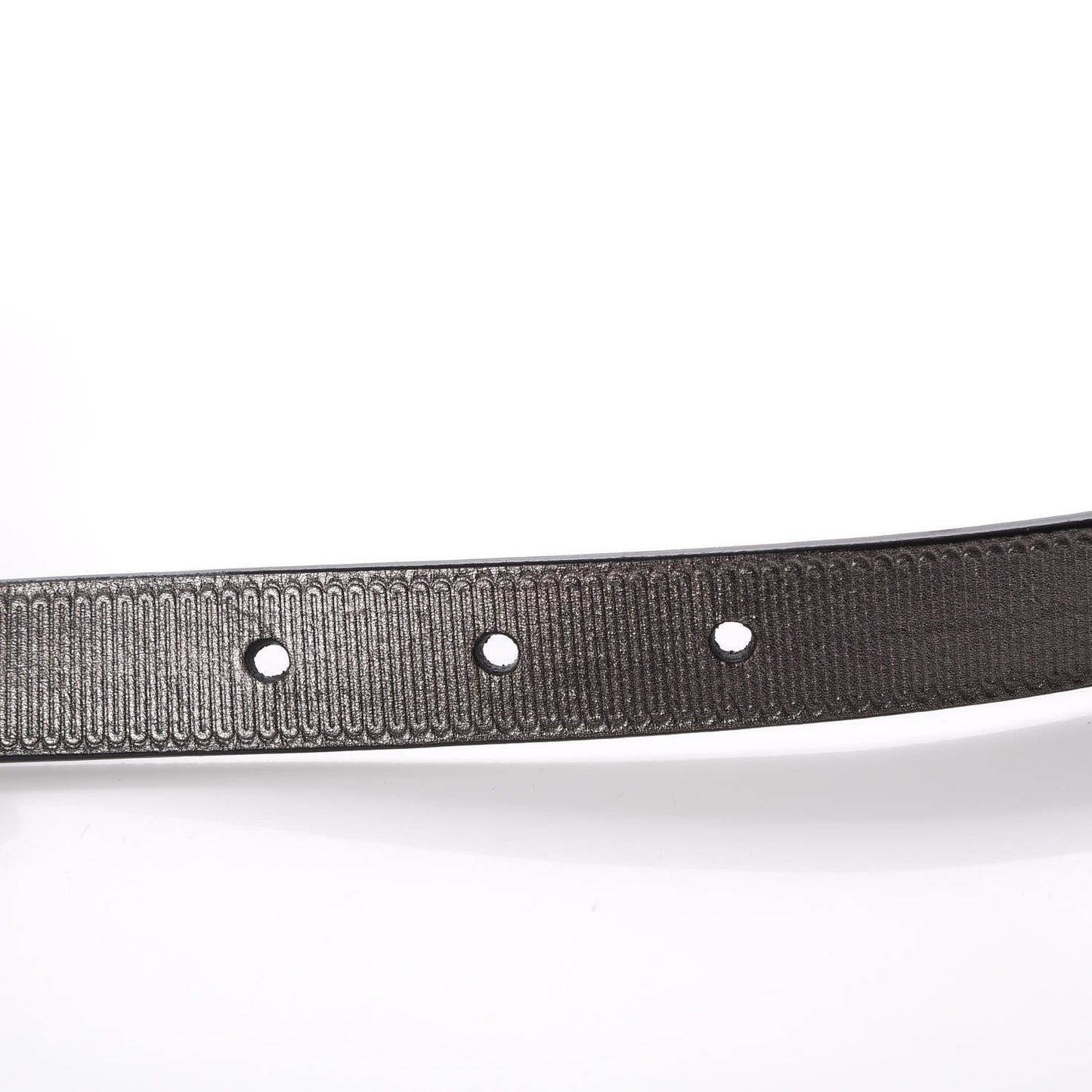Calfskin Embossed 20MM LV Initiales Belt 80 32 Silver