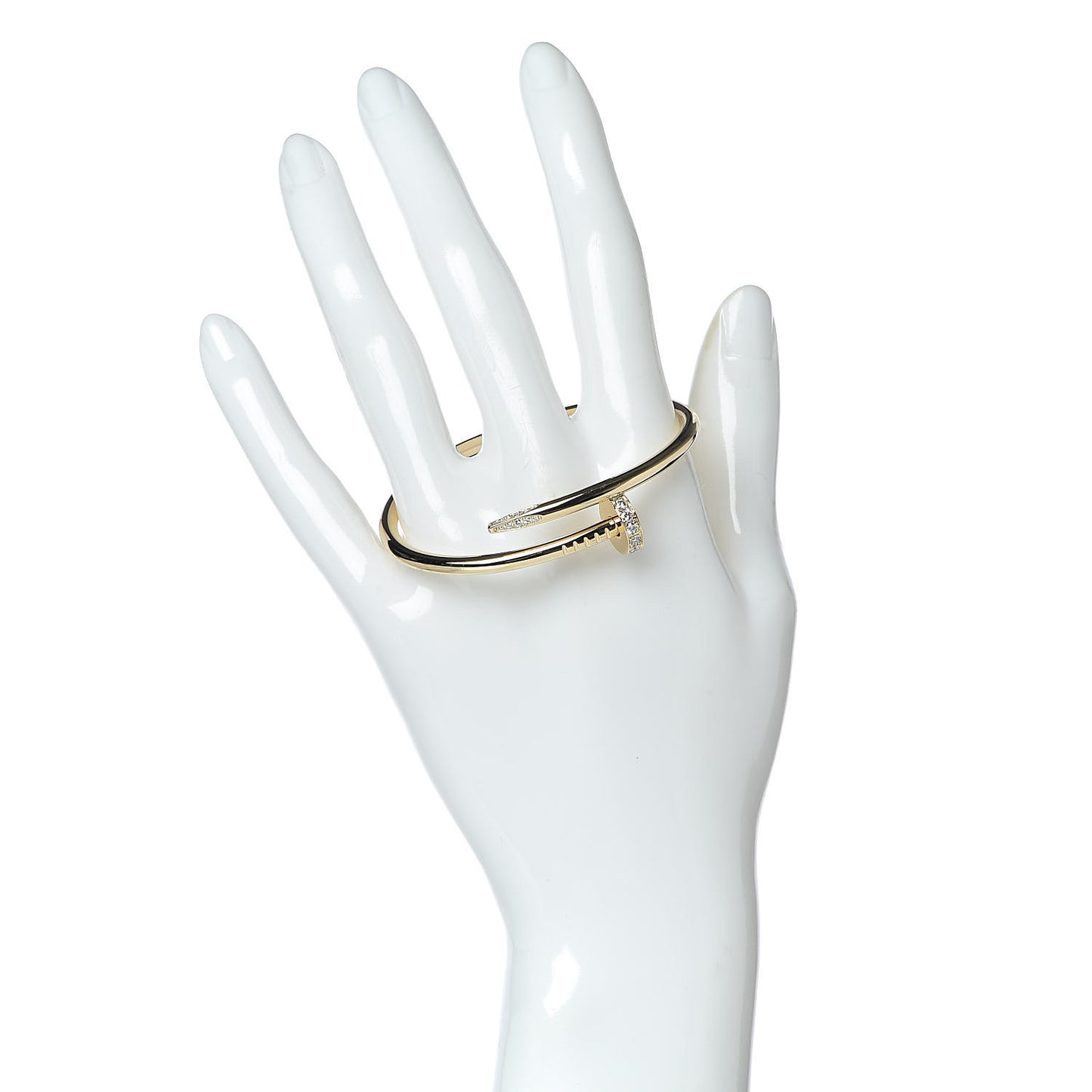 18K Yellow Gold Diamond Juste Un Clou Bracelet 15