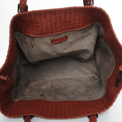 Bottega Veneta Nappa Intrecciato Large Seamless Tote Burnt Red 5 of 7