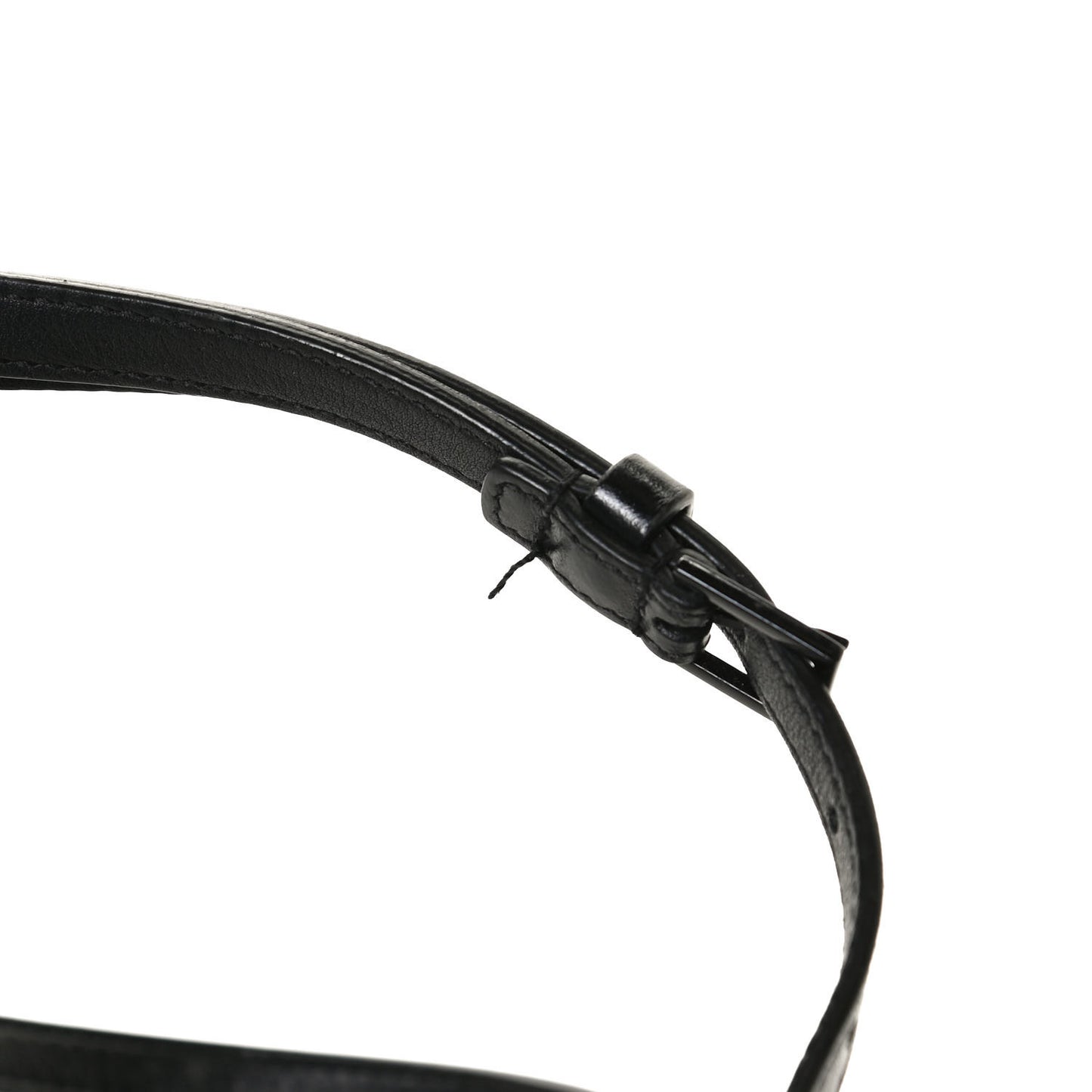 Calfskin Matelasse Monogram Lou Belt Bag Black