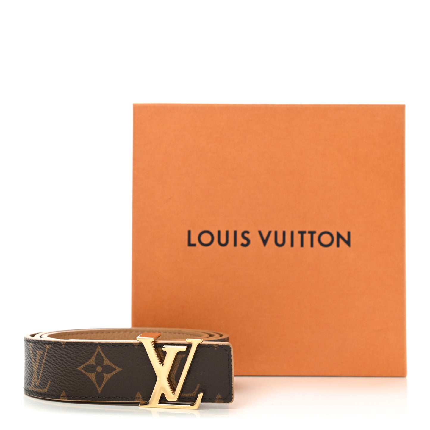 Monogram Calfskin 30mm LV Initiales Reversible Belt 85 34 Arizona