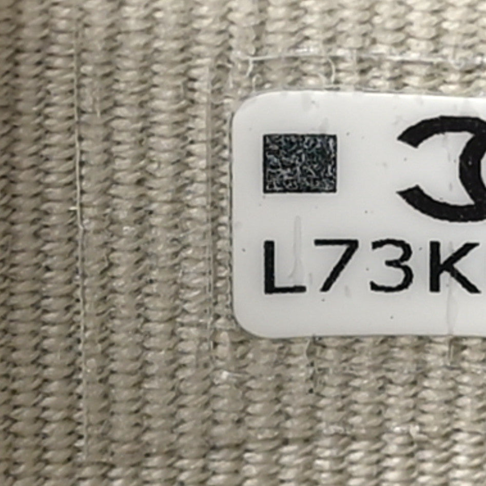 Chanel Caviar Quilted Flap Card Holder Wallet Grey 8 of 10