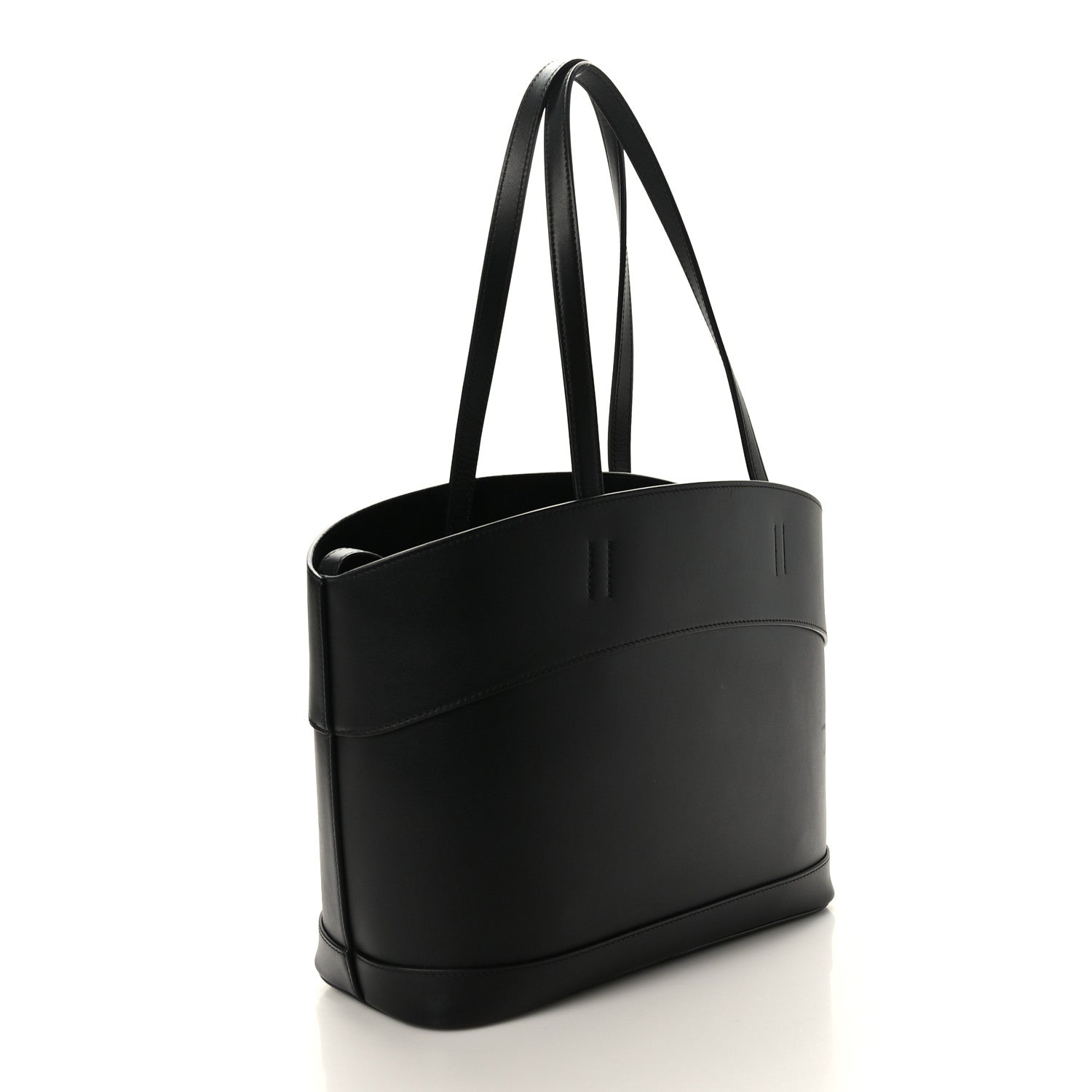 Salvatore Ferragamo Calfskin Charming Tote Black 4 of 10