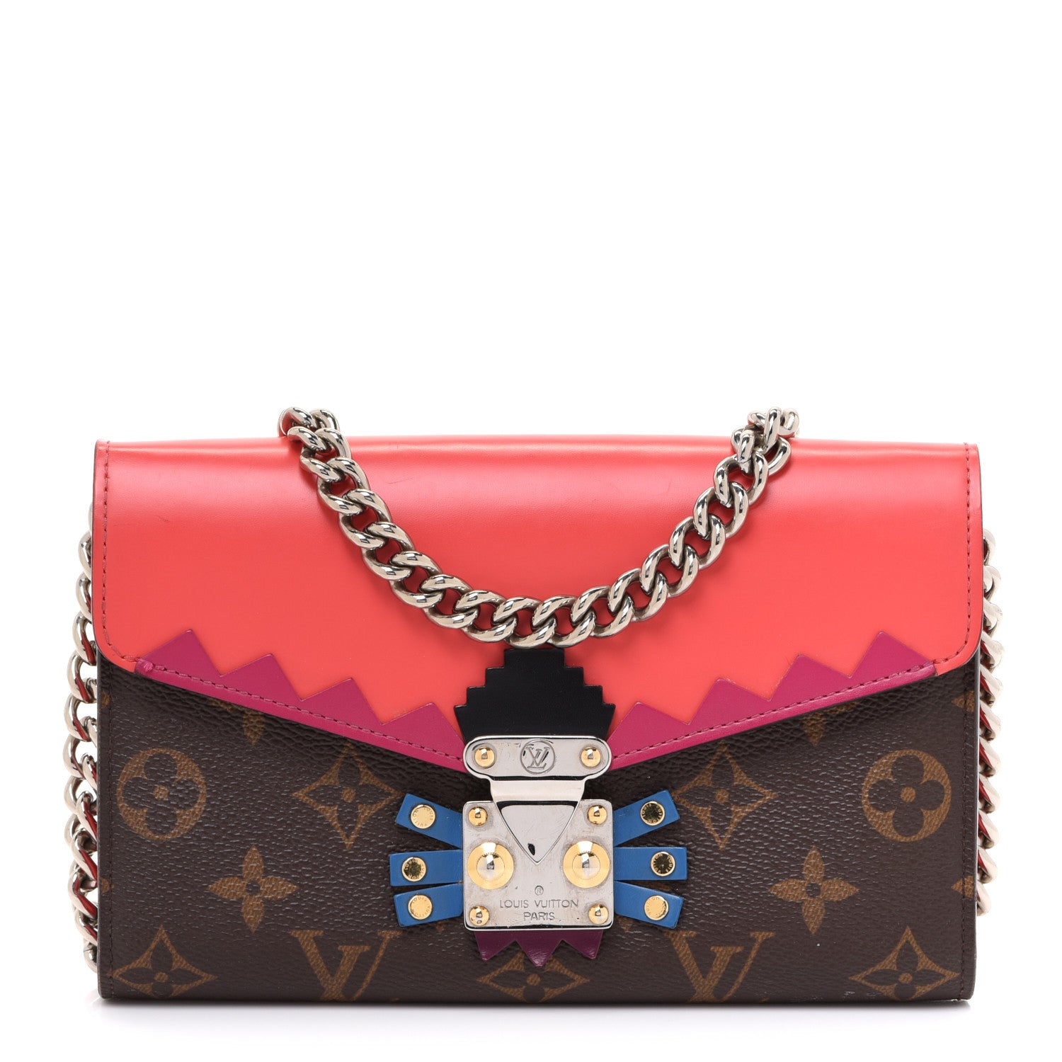 Louis Vuitton Monogram Saint Germain Totem Chain Wallet 1 of 13