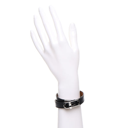 Hermes Chamonix Kelly Double Tour Bracelet S Black 2 of 8