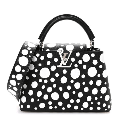 Louis Vuitton LV X YK Taurillon Capucines BB Black White 1 of 10