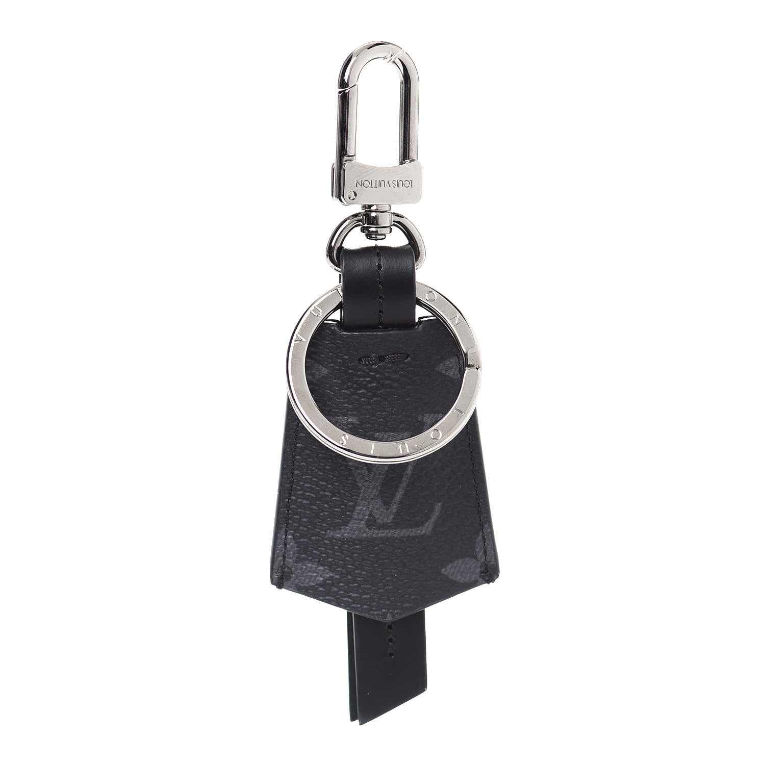 Louis Vuitton Monogram Eclipse Clochette Bag Charm Key Holder 3 of 5