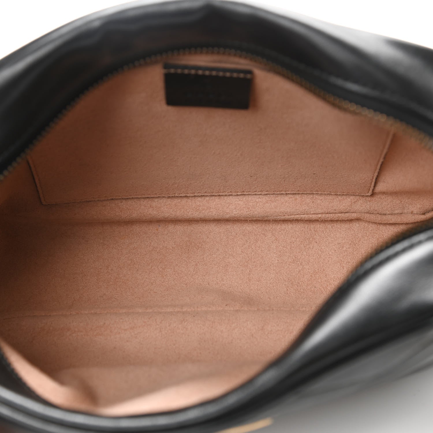 Gucci Calfskin Matelasse Small GG Marmont Chain Shoulder Bag Black 5 of 11