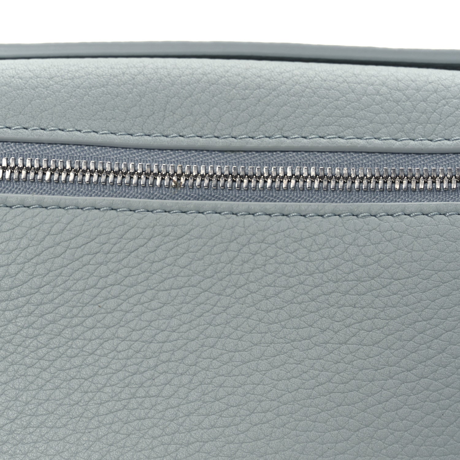 Loro Piana Grained Calfskin Extra Pocket Mini Pouch Minty Breeze 7 of 10