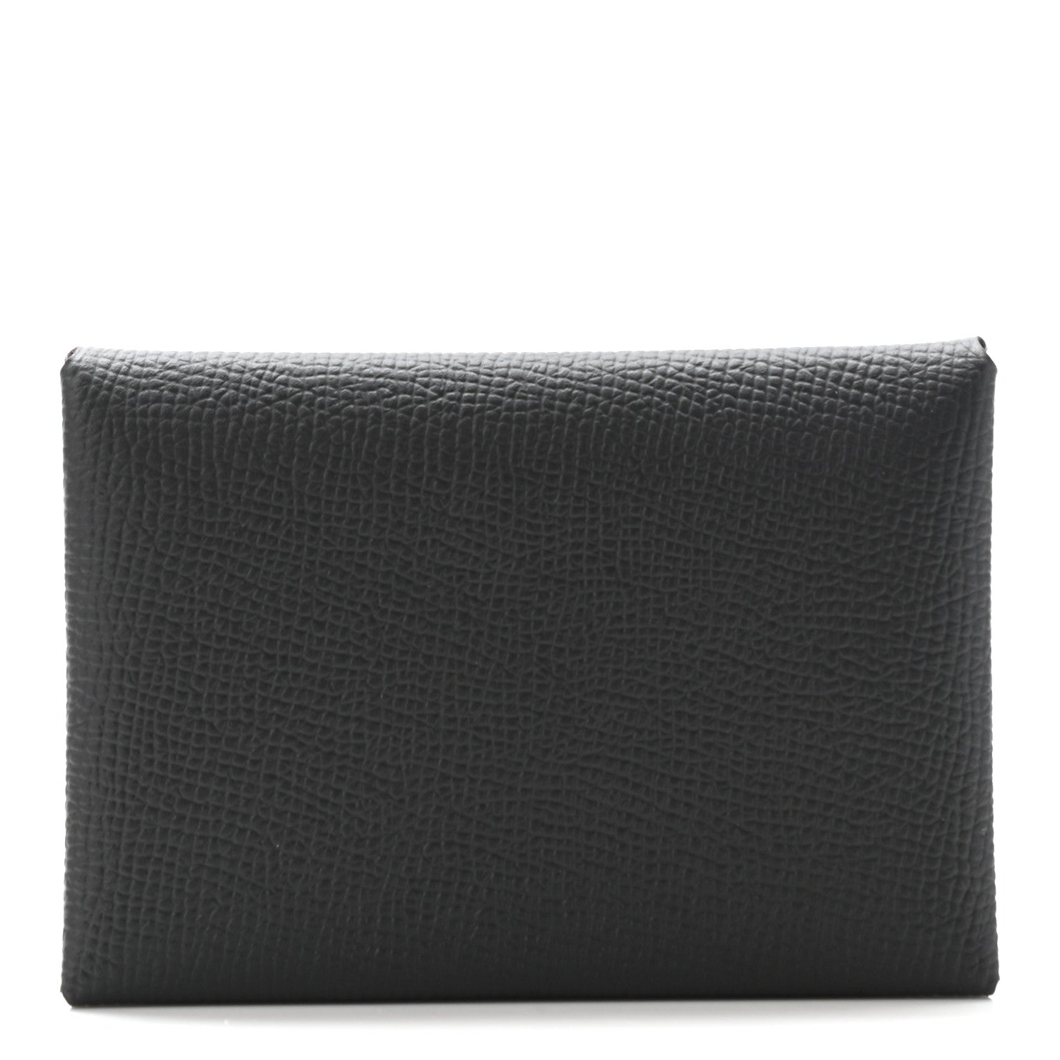 Hermes Epsom Calvi Duo Card Case Black 1 of 7