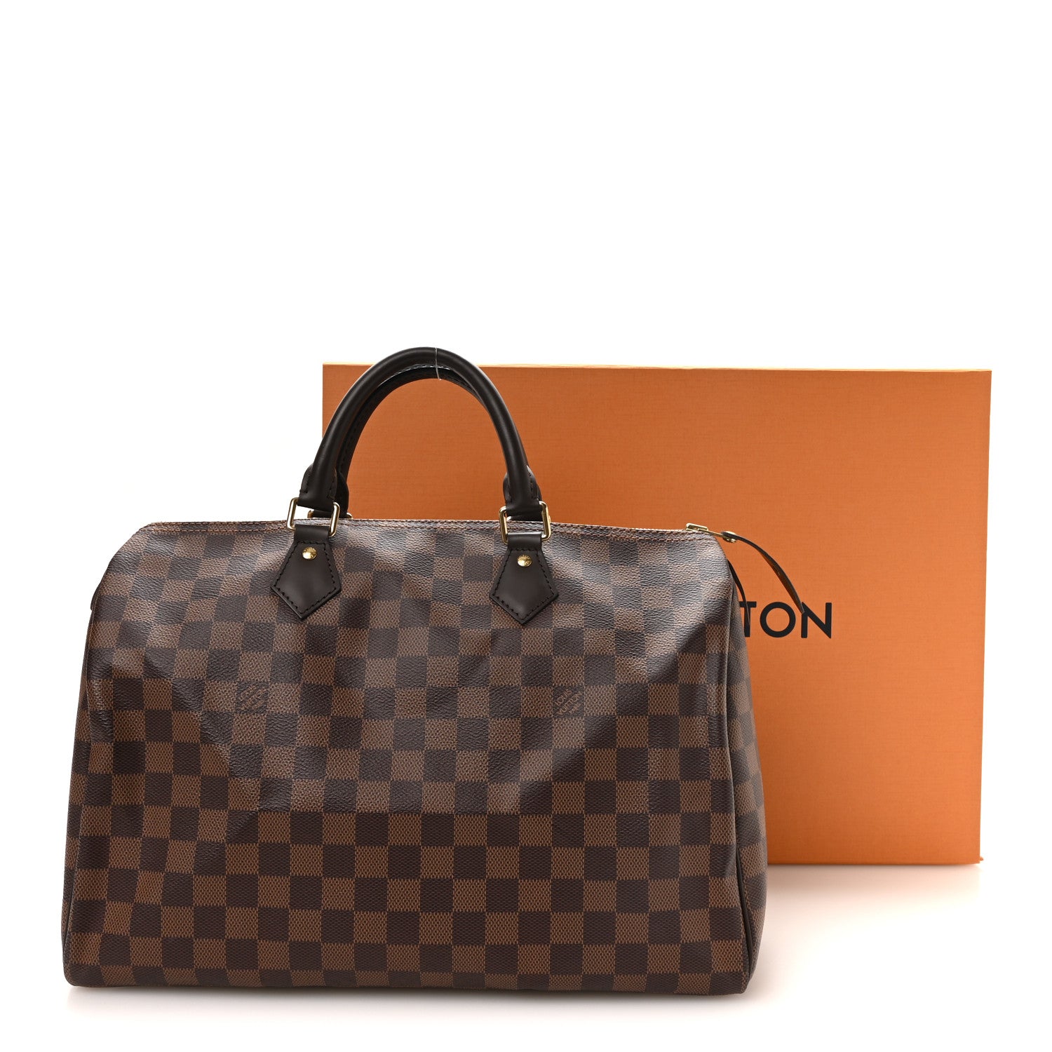 Louis Vuitton Damier Ebene Speedy 35 10 of 10
