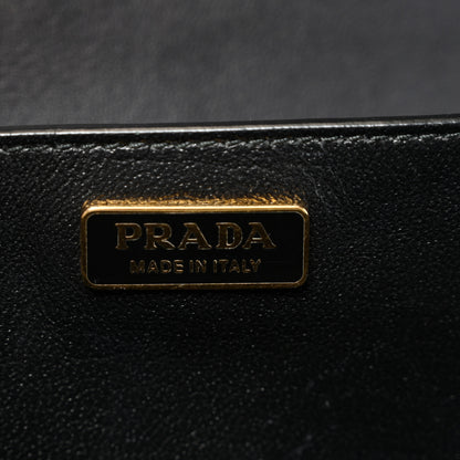 Prada City Calf Saffiano Cahier Bag Black 6 of 9