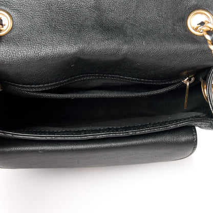 Chanel Grained Calfskin Quilted Messenger Flap Black 5 of 12