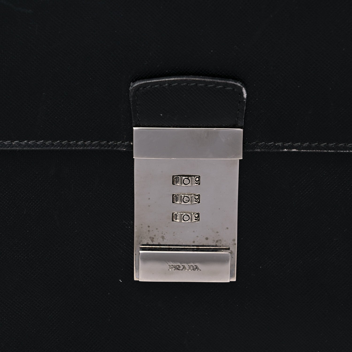 Prada Saffiano Briefcase Black 19 of 21
