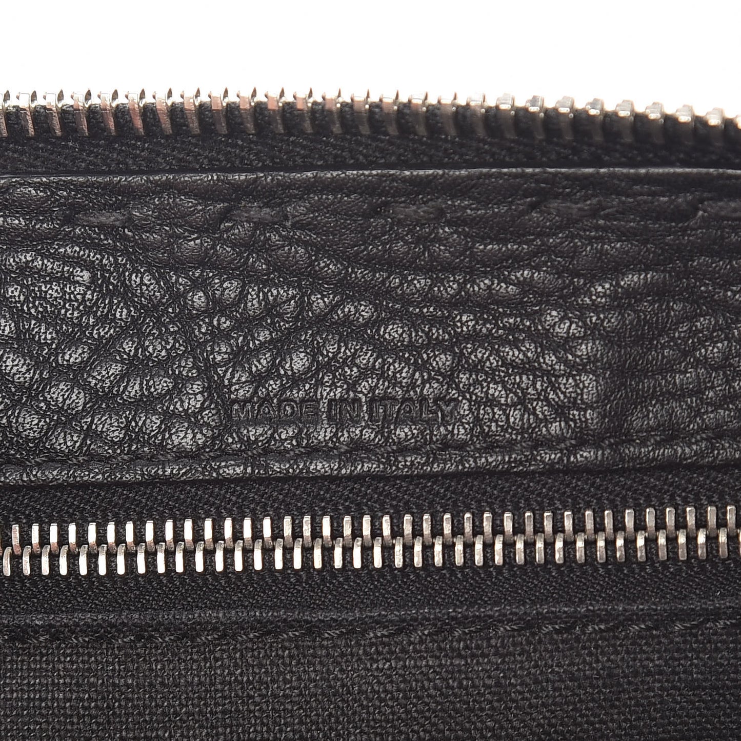 Cuoio Romano Selleria Monster Eyes Inlay Slim Clutch Black Sunflower