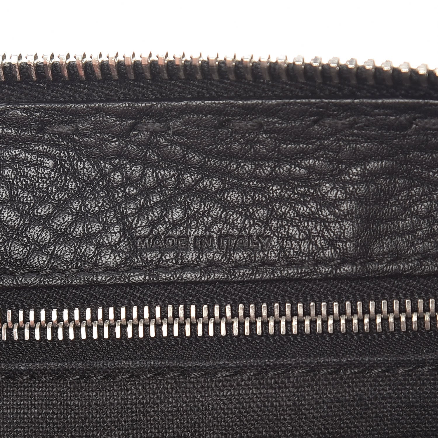 Fendi Cuoio Romano Selleria Monster Eyes Inlay Slim Clutch Black Sunflower 7 of 10