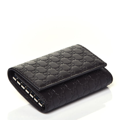 Gucci Microguccissima 6 Key Holder Case Black 4 of 7