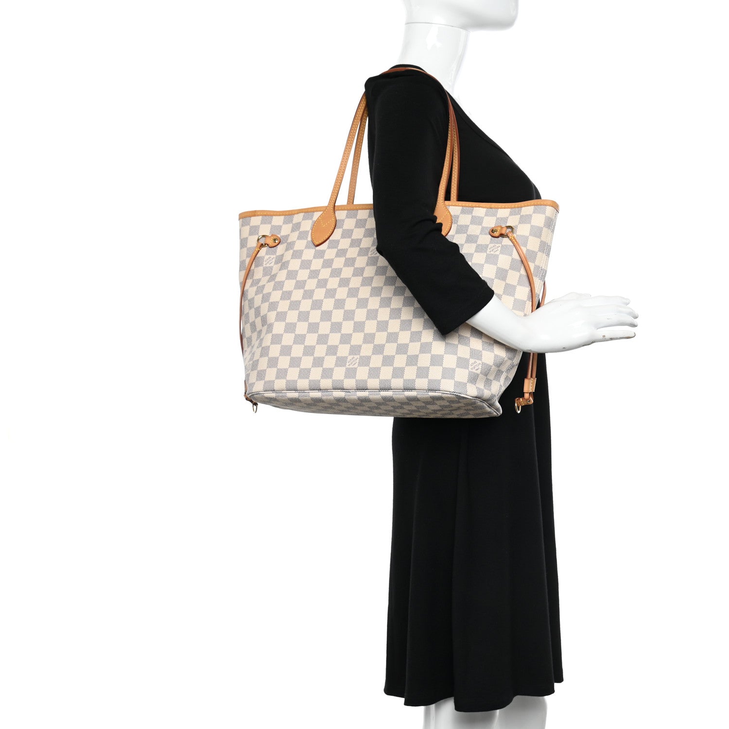 Louis Vuitton Damier Azur Neo Neverfull MM 3 of 11