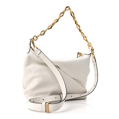 Jimmy Choo Soft Calfskin Small Diamond Hobo Latte 3 of 10