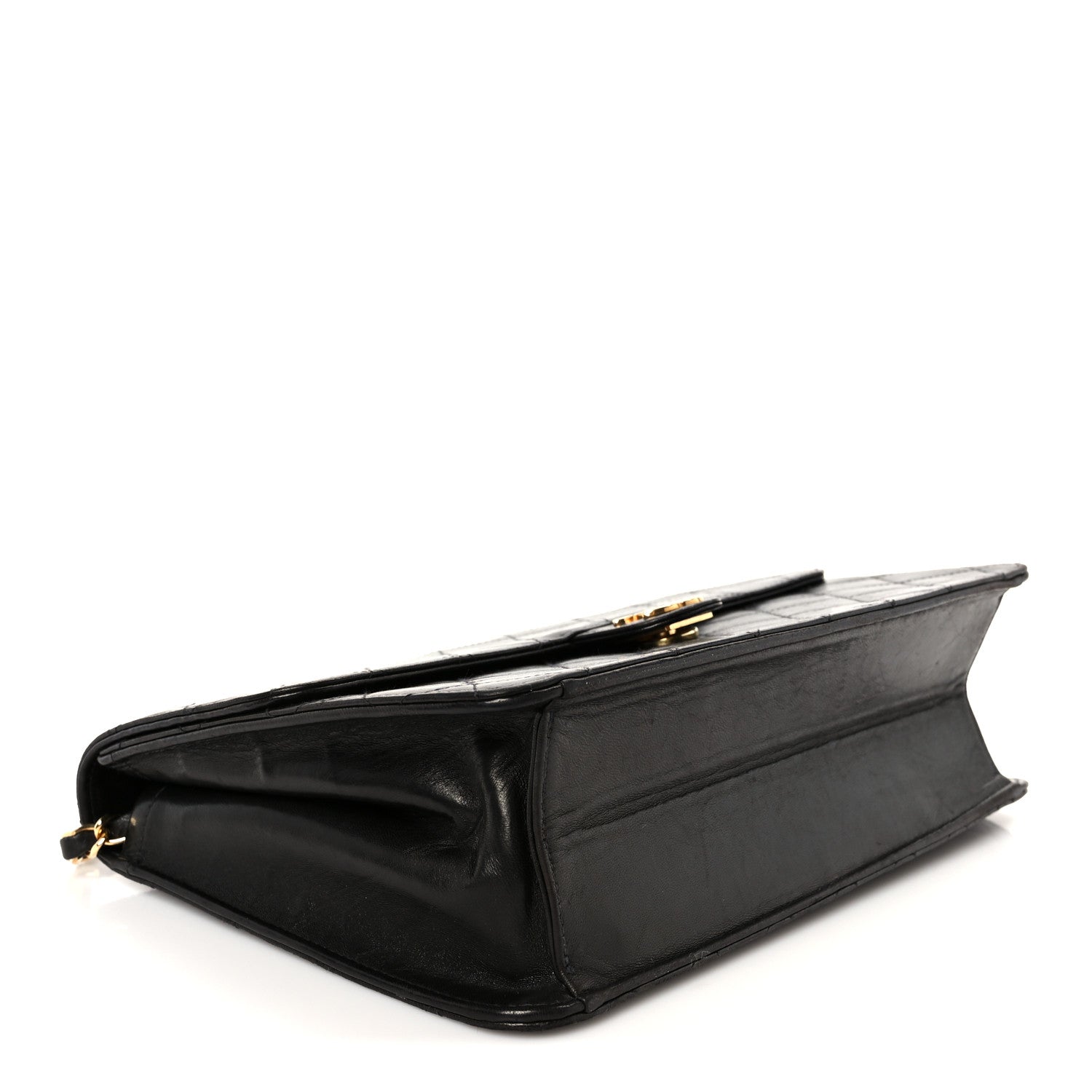 Chanel Lambskin Quilted Medium Single Flap Black 4 of 12