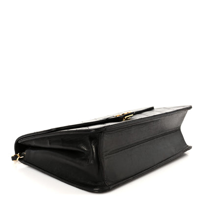 Chanel Lambskin Quilted Medium Single Flap Black 4 of 12