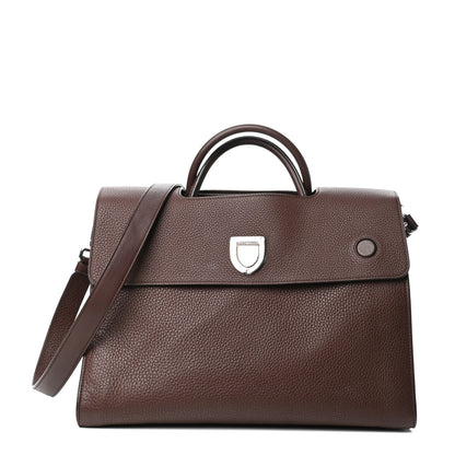 Christian Dior Grained Calfskin Large Diorever Flap Amaranth 1 of 11