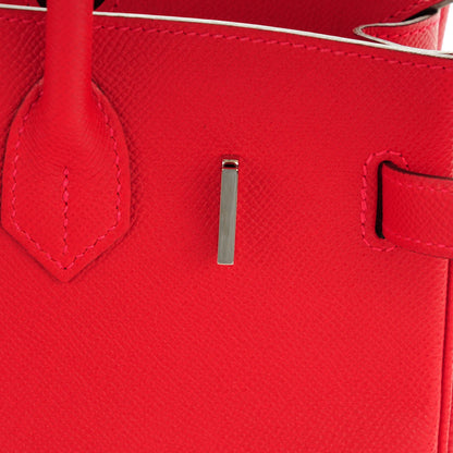 Hermes Epsom Birkin 30 Rouge Casaque 13 of 22