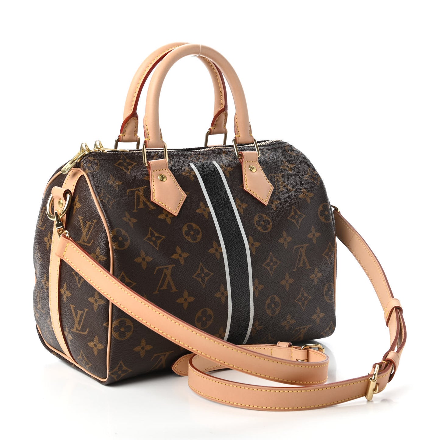 Monogram My LV Heritage Speedy Bandouliere 25 Black White