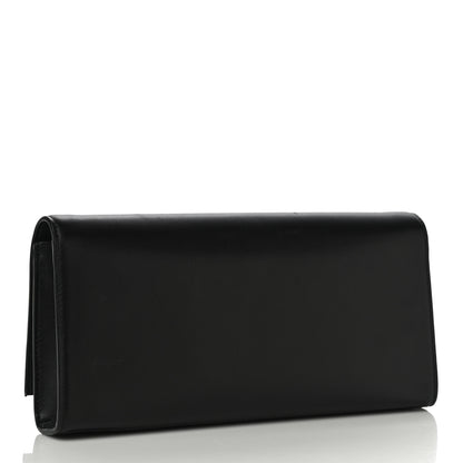 Saint Laurent Calfskin Classic Monogram Tassel Clutch Black 3 of 9