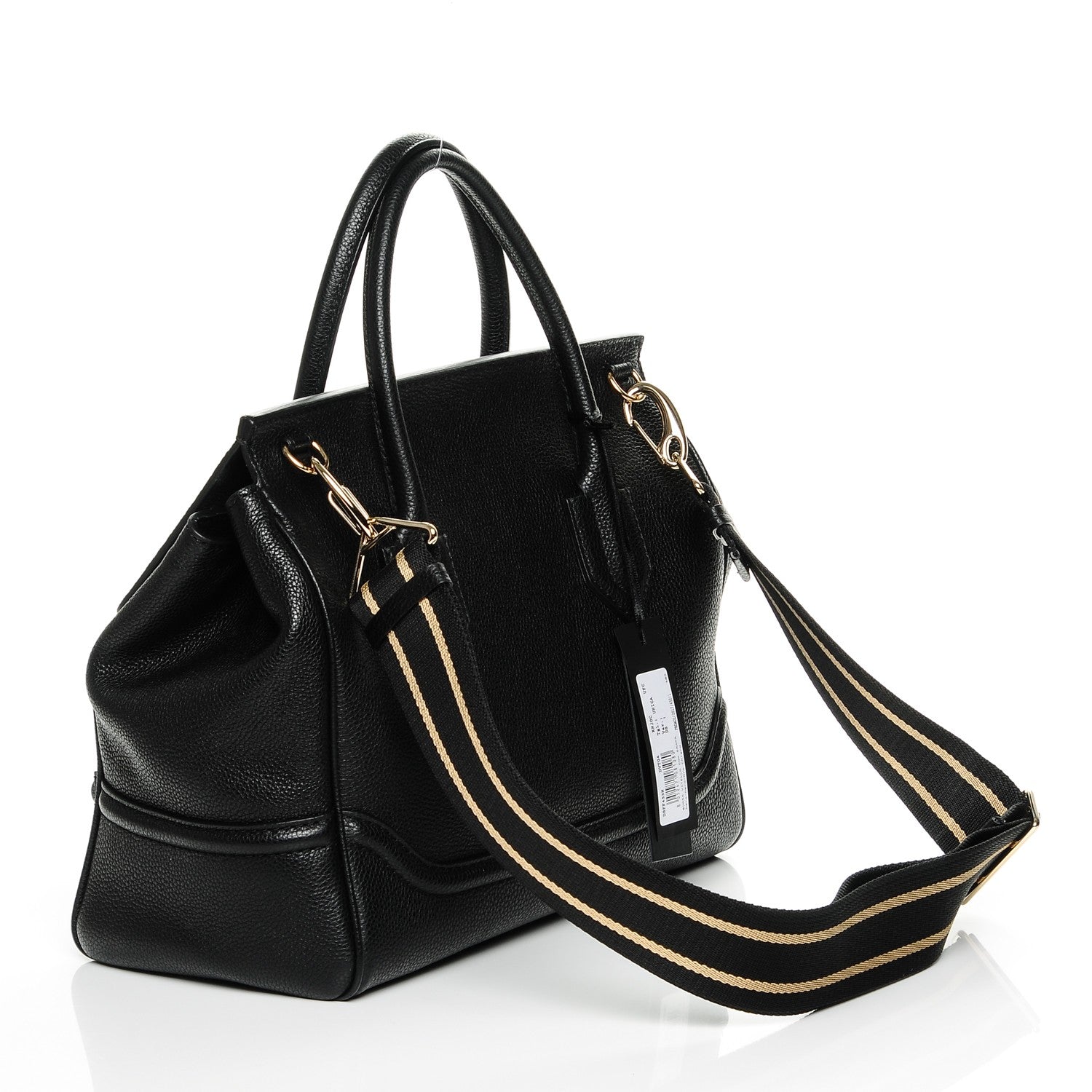 Versace Calfskin Large Palazzo Empire Bag Black 5 of 9