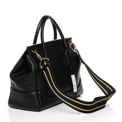 Versace Calfskin Large Palazzo Empire Bag Black 5 of 9