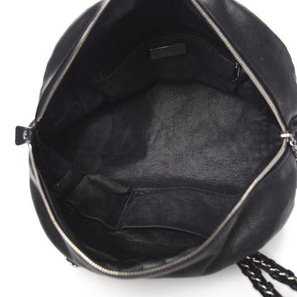 Chanel Goatskin Medium Luxe Ligne Bowler Black 4 of 10