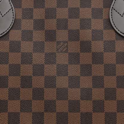 Louis Vuitton Damier Ebene Neo Neverfull MM Rose Ballerine 10 of 12