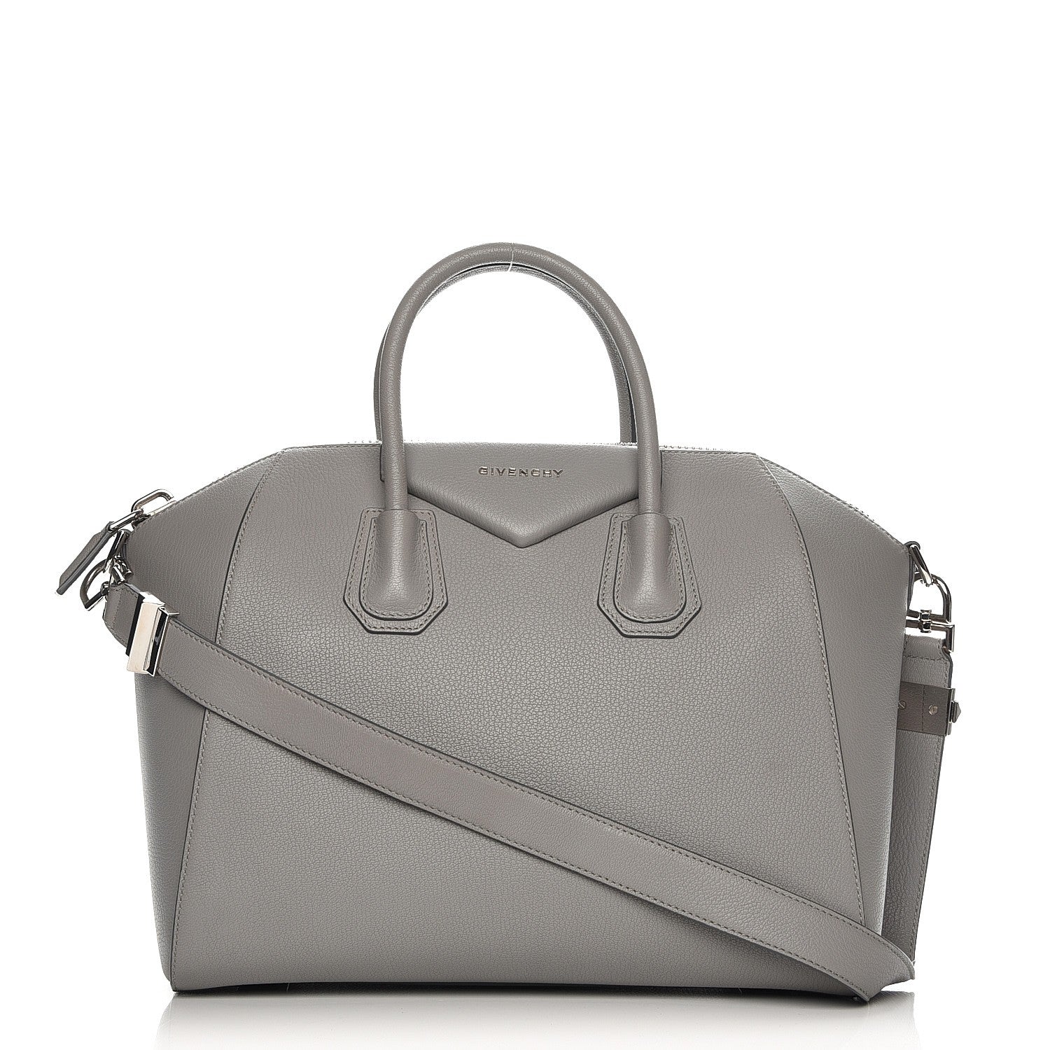 Givenchy Sugar Goatskin Medium Antigona Pearl Grey 1 of 8