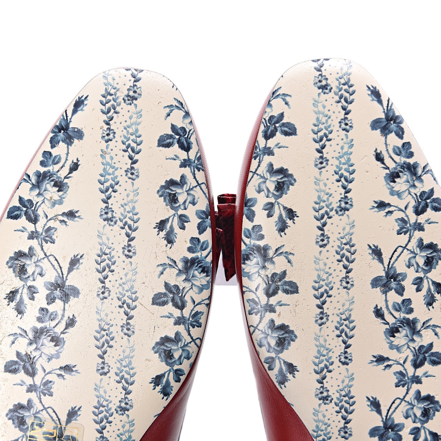 Malaga Kid Elaphe Yva Ballet Flats 38 Hibiscus Red