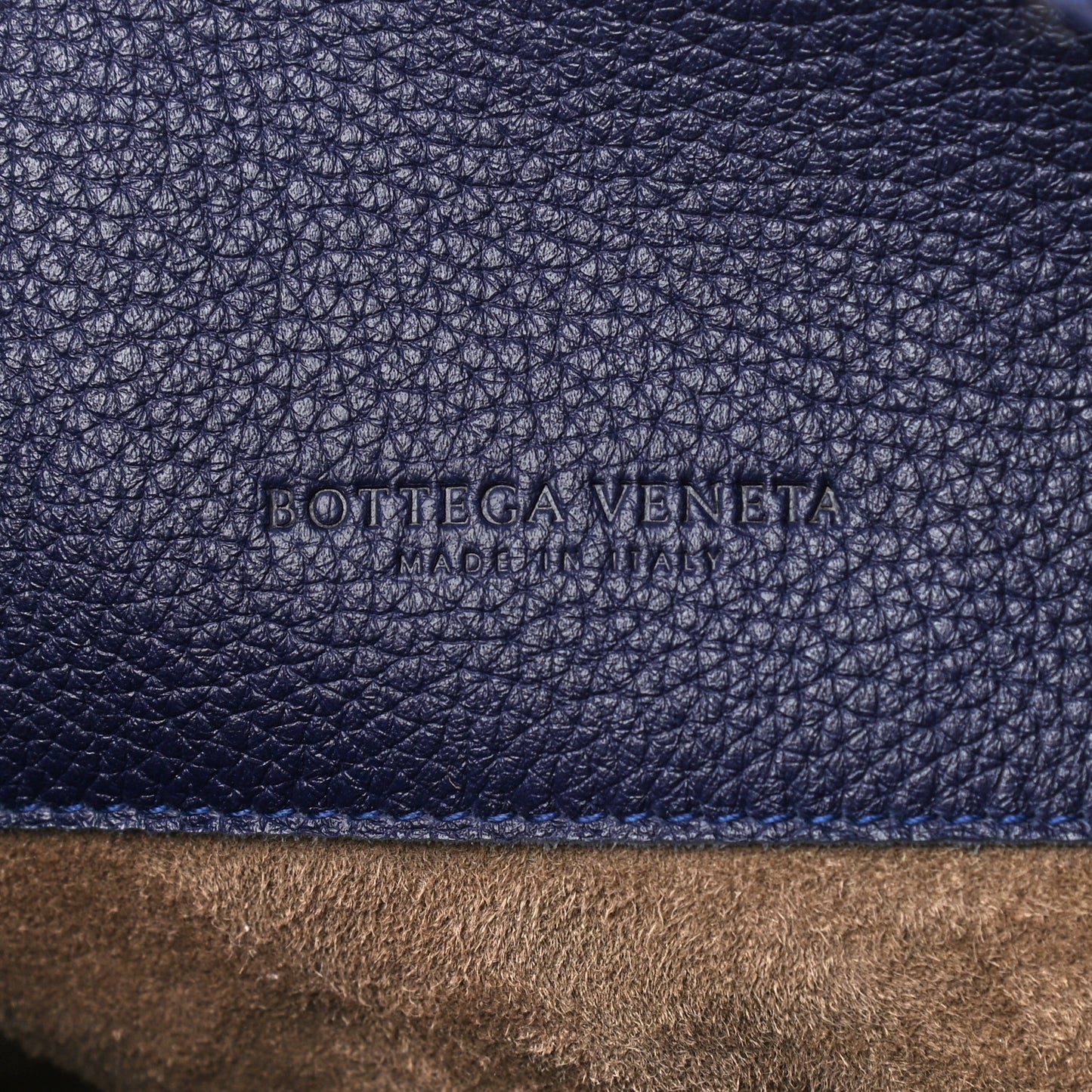 Washed Cervo Deerskin Hobo Denim