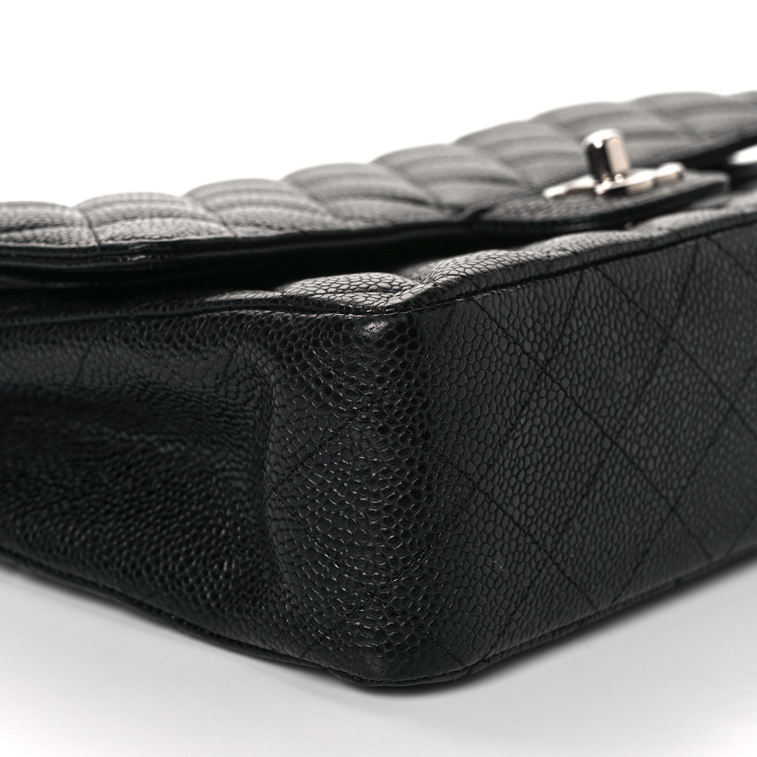 Chanel Caviar Quilted Medium Double Flap Black 5 of 9