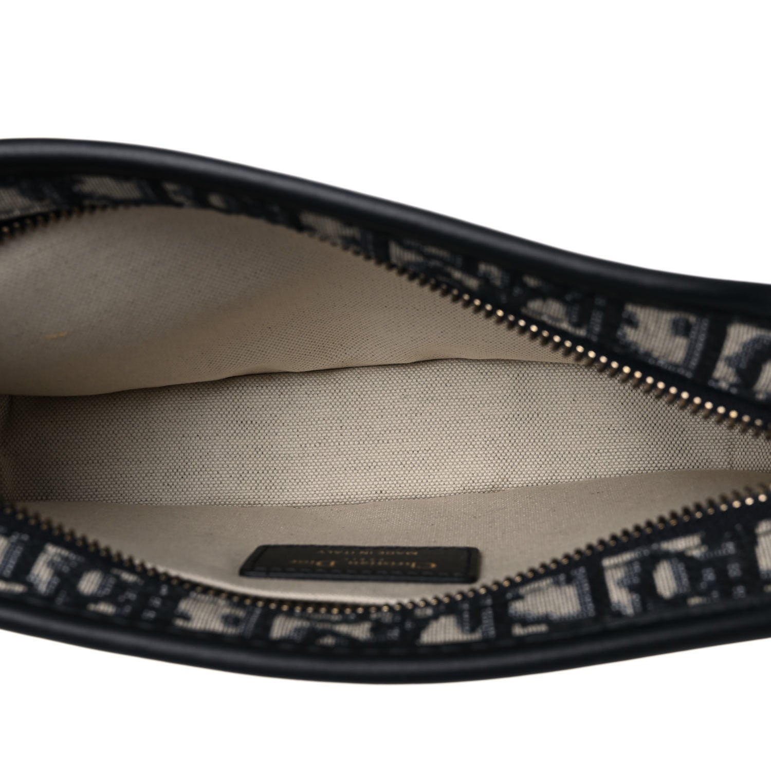 Christian Dior Oblique Diorquake Clutch Blue 6 of 11