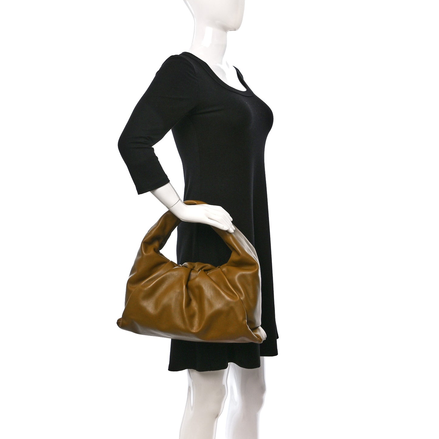 Smooth Butter Calfskin Small The Shoulder Pouch Moutarde