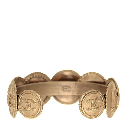 Chanel Medallion Precious Symbols Cuff Gold 3 of 4