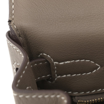 Hermes Swift Kelly Retourne 25 Etoupe 11 of 12