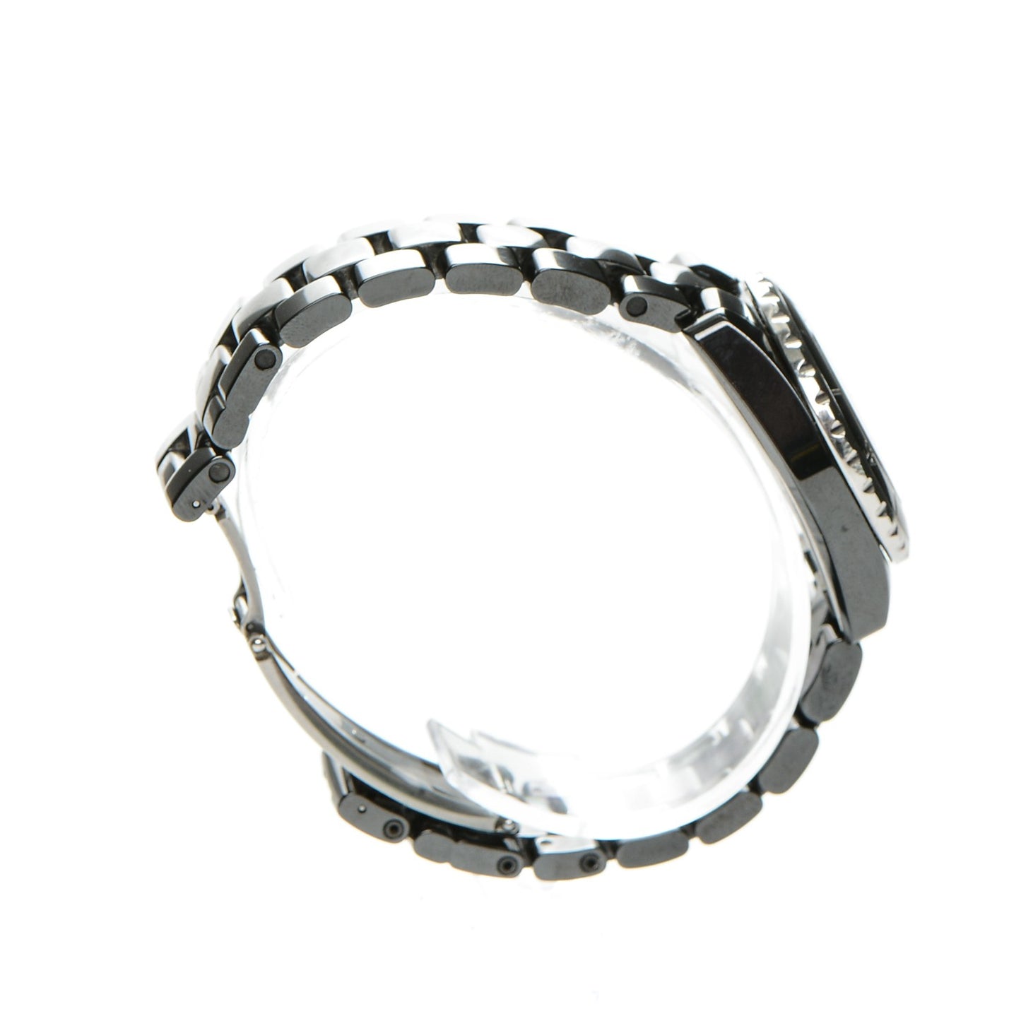 Stainless Steel Ceramic Ruby 33mm J12 Quartz Watch Black