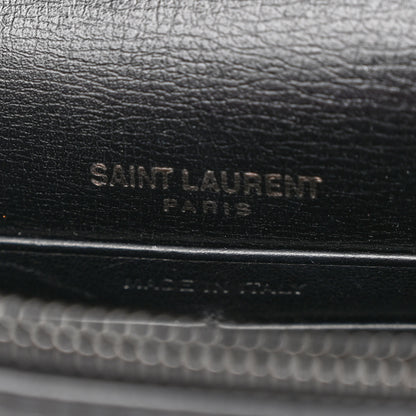 Saint Laurent Calfskin Monogram Sunset Chain Wallet Black 6 of 10
