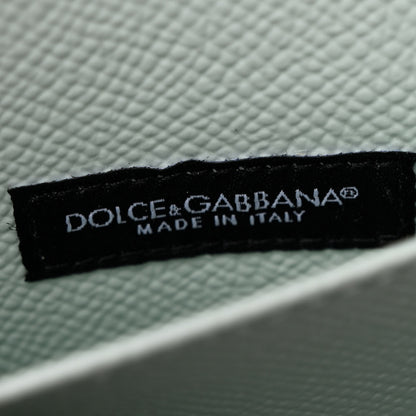 Dolce & Gabbana Dauphine Floral Print Wallet On Chain Blue Multicolor 6 of 9